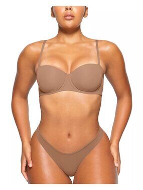 NWT SKIMS Women's Fits Everybody Strapless Bra - Sienna - Size 34DDD